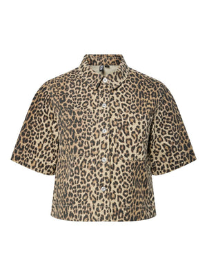 Salume Short Sleeve Shirt  - Leopard