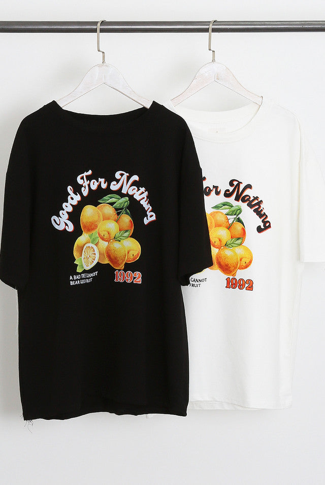 Good For Nothing Oranges T-Shirt - White