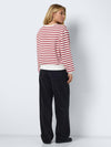 Elba Stripe Sweatshirt - Red