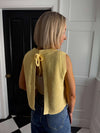 Sidni Open Back Knit - Yellow