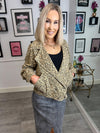 Leo Biker Jacket - Leopard