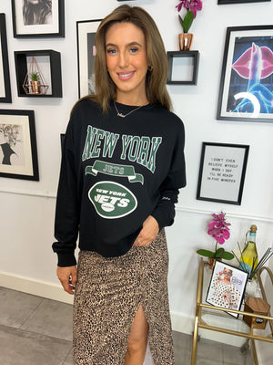 Mariel New York Jets Sweatshirt - Black