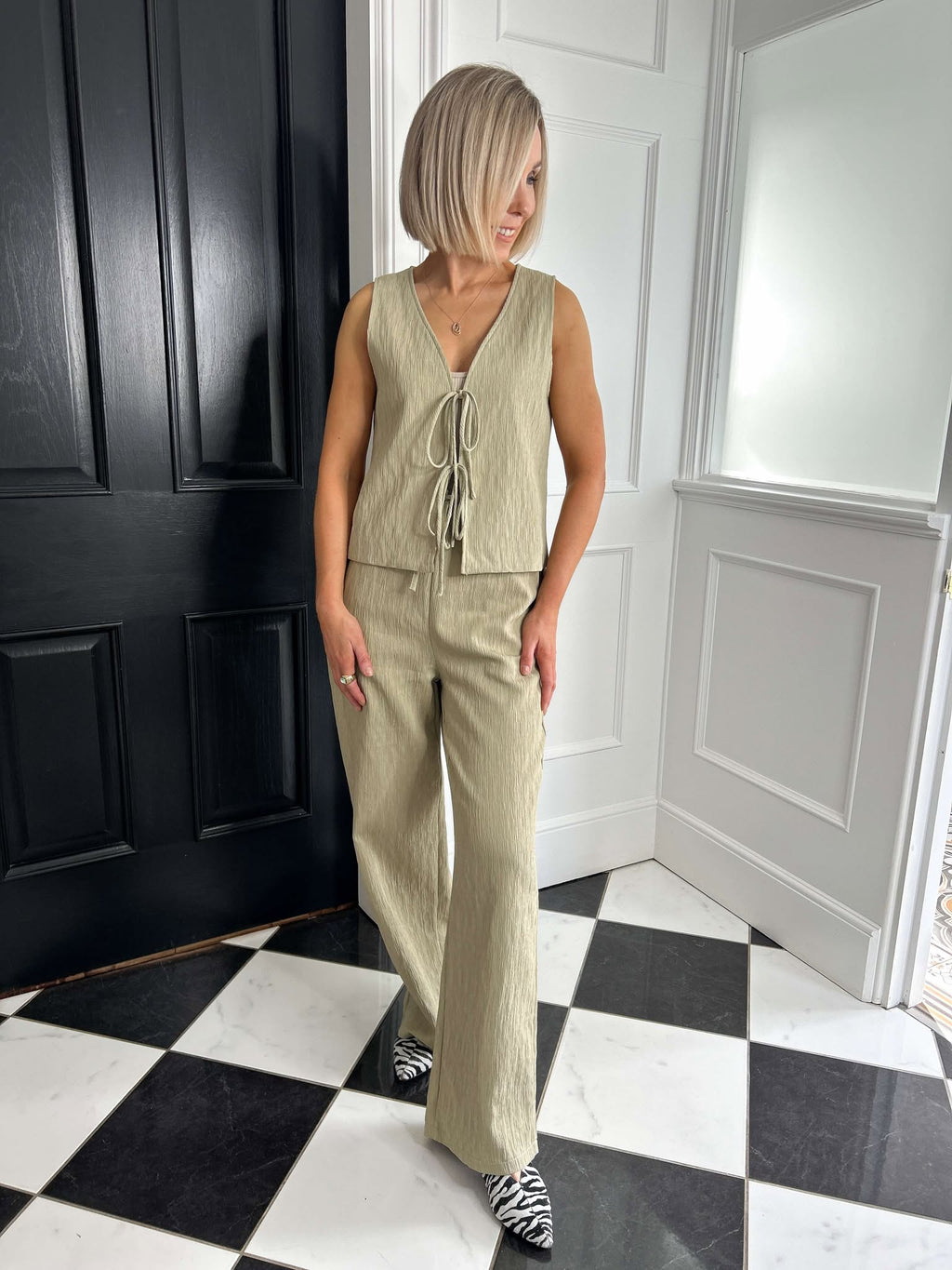 Amelie Trousers - Khaki