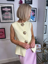 Lottie Waistcoat - Lemon