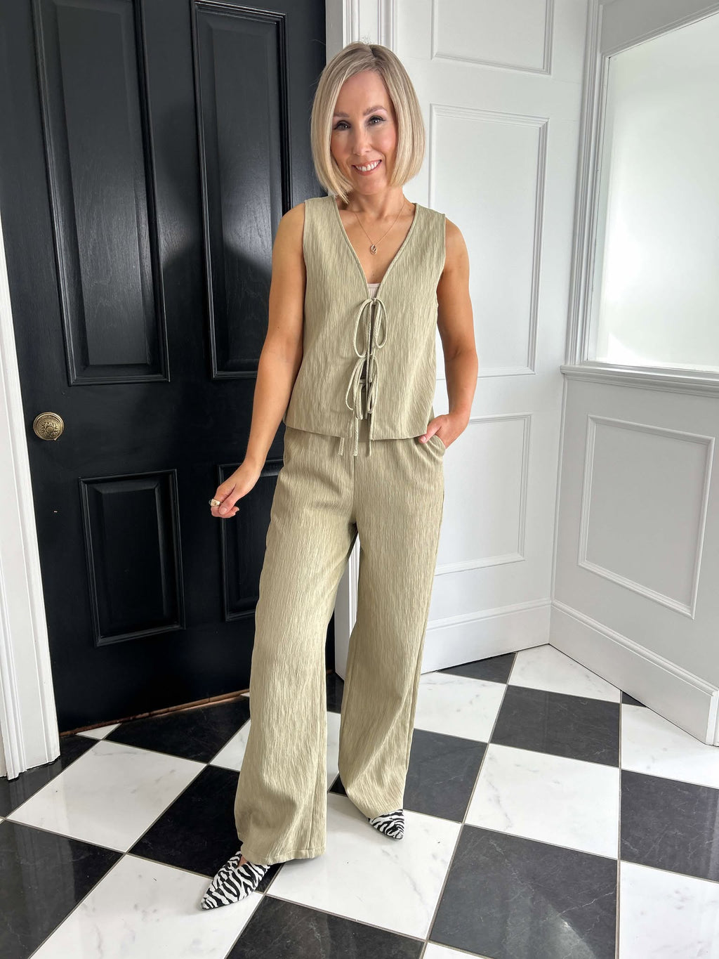 Amelie Trousers - Khaki