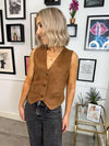 Tegan Waistcoat - Camel