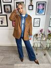 Kylee Suede Jacket - Brown