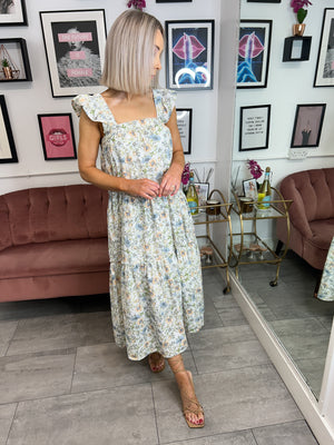 Amaryl Midi Dress - Floral Print