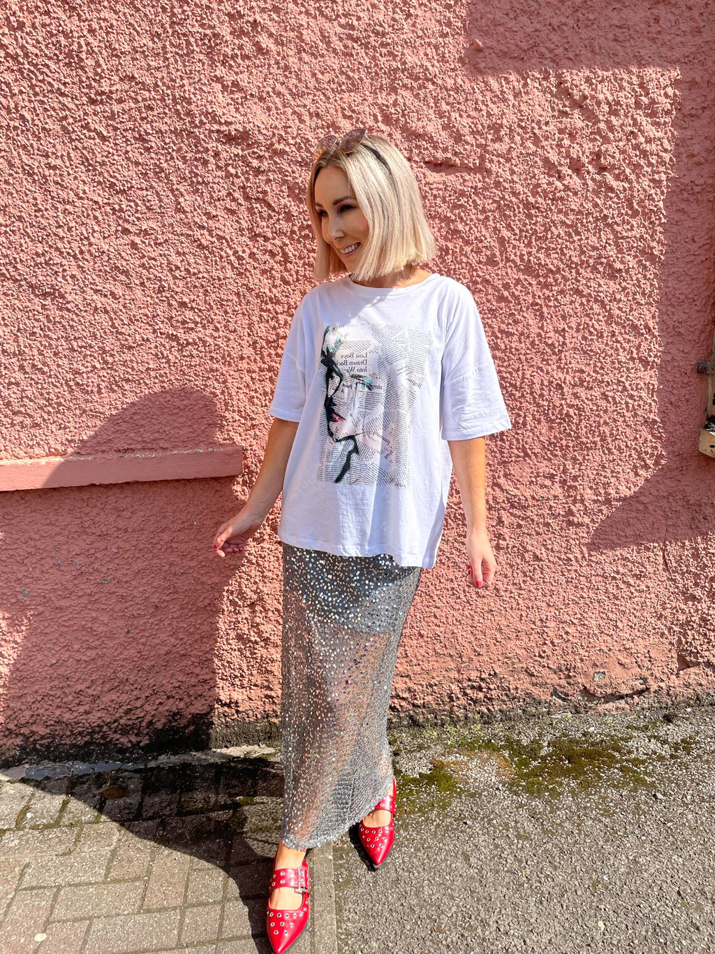 Ida Madonna T-Shirt - Bright White