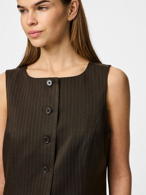 Falka Pinstriped Vest - Delicioso