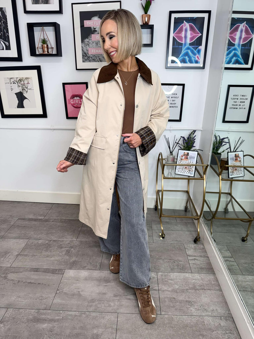 Robyn Trench Coat - Beige