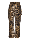 Leo Cargo Jeans - Leopard Print