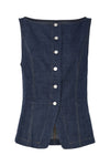 Jabia Boatneck Denim Vest