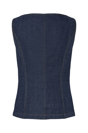 Jabia Boatneck Denim Vest