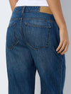 Sanja Normal Waist Fold Up Jeans