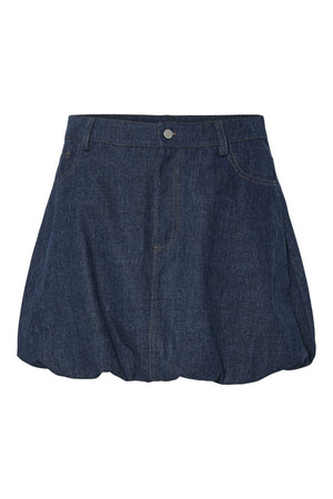 Jabia Short Balloon Denim Skirt