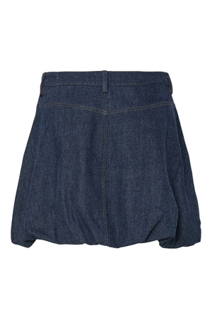 Jabia Short Balloon Denim Skirt