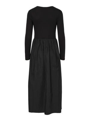 Dulla Long Sleeved Dress - Black